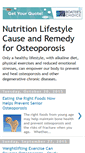 Mobile Screenshot of osteoporosis-altichealthprevention.blogspot.com