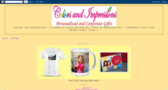 Desktop Screenshot of colorsandimpressions.blogspot.com