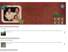 Tablet Screenshot of homeofthehalls.blogspot.com
