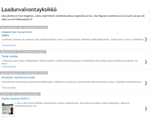 Tablet Screenshot of laadunvalvontayksikko.blogspot.com