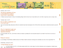 Tablet Screenshot of pilateshealthconnexion.blogspot.com