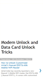 Mobile Screenshot of datacardunlocktricks.blogspot.com