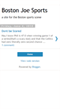 Mobile Screenshot of bostonjoesports.blogspot.com