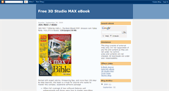 Desktop Screenshot of 3dsmax-ebook.blogspot.com