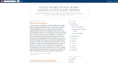 Desktop Screenshot of guild-wars-money.blogspot.com
