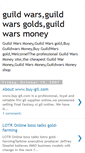 Mobile Screenshot of guild-wars-money.blogspot.com