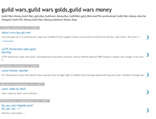 Tablet Screenshot of guild-wars-money.blogspot.com