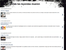 Tablet Screenshot of donde-las-leyendas-mueren.blogspot.com