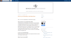 Desktop Screenshot of bowes-lyonpartnership.blogspot.com