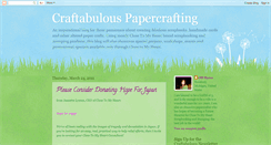 Desktop Screenshot of craftabulouspapercrafting.blogspot.com