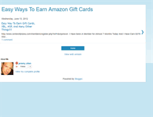 Tablet Screenshot of amazon-giftcards-the-easy-way.blogspot.com