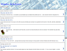 Tablet Screenshot of mundosdekrypton.blogspot.com