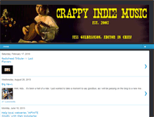 Tablet Screenshot of crappyindiemusic.blogspot.com