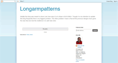 Desktop Screenshot of longarmpatterns.blogspot.com