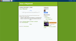 Desktop Screenshot of imanemujammil.blogspot.com