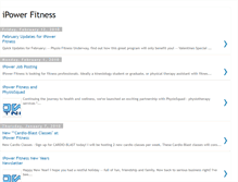 Tablet Screenshot of ipowerfitness.blogspot.com