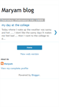 Mobile Screenshot of maryam2222.blogspot.com