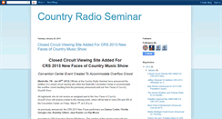 Desktop Screenshot of countryradioseminar.blogspot.com