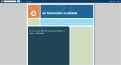 Desktop Screenshot of anhonorablehusband.blogspot.com