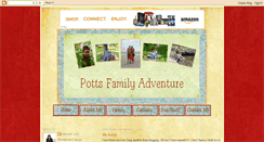 Desktop Screenshot of pottsfamilyadventure.blogspot.com