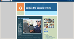 Desktop Screenshot of portlandtogeorgiabybike.blogspot.com