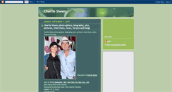 Desktop Screenshot of charlie-sheen-bio.blogspot.com