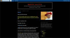 Desktop Screenshot of bennywatch.blogspot.com