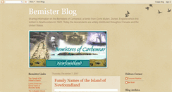 Desktop Screenshot of bemister.blogspot.com