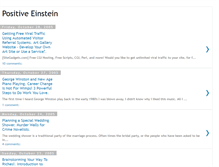 Tablet Screenshot of positiveeinstein.blogspot.com