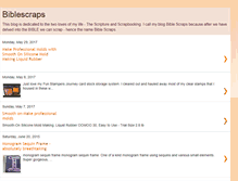 Tablet Screenshot of biblescraps.blogspot.com