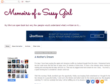 Tablet Screenshot of memoirsofasassygirl.blogspot.com