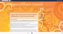 Desktop Screenshot of nagaur-fair-and-festival.blogspot.com