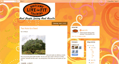 Desktop Screenshot of liveinfit.blogspot.com