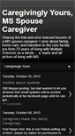 Mobile Screenshot of caregivinglyyours.blogspot.com