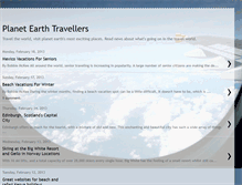 Tablet Screenshot of planetearthtravellers.blogspot.com