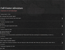 Tablet Screenshot of callcenteradventure.blogspot.com