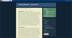 Desktop Screenshot of huntingretreat.blogspot.com