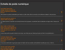 Tablet Screenshot of echelledepoidsnumerique.blogspot.com