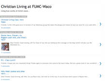 Tablet Screenshot of christianlivingfumcwaco.blogspot.com
