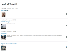 Tablet Screenshot of heidimcdowell.blogspot.com