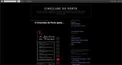 Desktop Screenshot of cineclubedoporto.blogspot.com