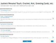 Tablet Screenshot of justinescraftsforsale.blogspot.com