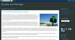Desktop Screenshot of equalitymarriage.blogspot.com