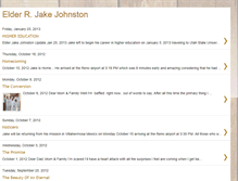 Tablet Screenshot of elderrjakejohnston.blogspot.com