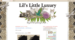 Desktop Screenshot of lilslittleluxury.blogspot.com