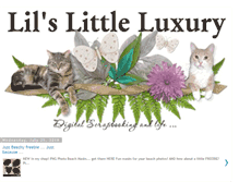 Tablet Screenshot of lilslittleluxury.blogspot.com