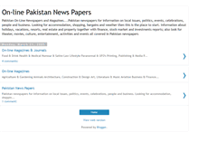 Tablet Screenshot of pakistannewspapers.blogspot.com