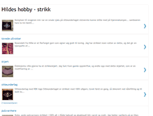 Tablet Screenshot of hildeshobby-strikk.blogspot.com