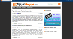 Desktop Screenshot of ngajar.blogspot.com