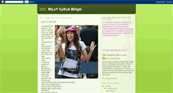 Desktop Screenshot of mileycyrus-blogg.blogspot.com